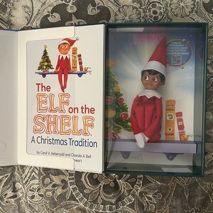 The Elf on the Shelf: A Christmas Tradition - Red and White